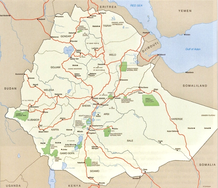 Map of Ethiopia-01